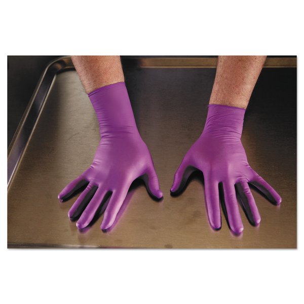 Kimberly-Clark Professional Purple Nitrile-Xtra, Nitrile Exam Gloves, 6 mil Palm, Nitrile, Powder-Free, Medium, 500 PK, Purple 50602